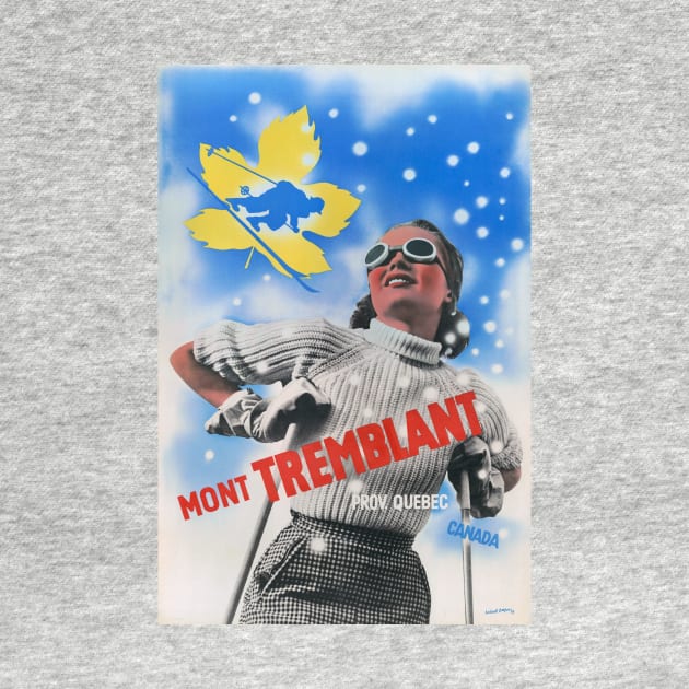 Mont Tremblant Canada Vintage Poster 1939 by vintagetreasure